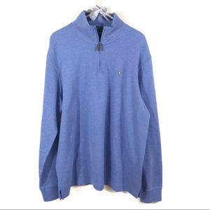 Polo Ralph Lauren Blue Quarter Zip Sweater